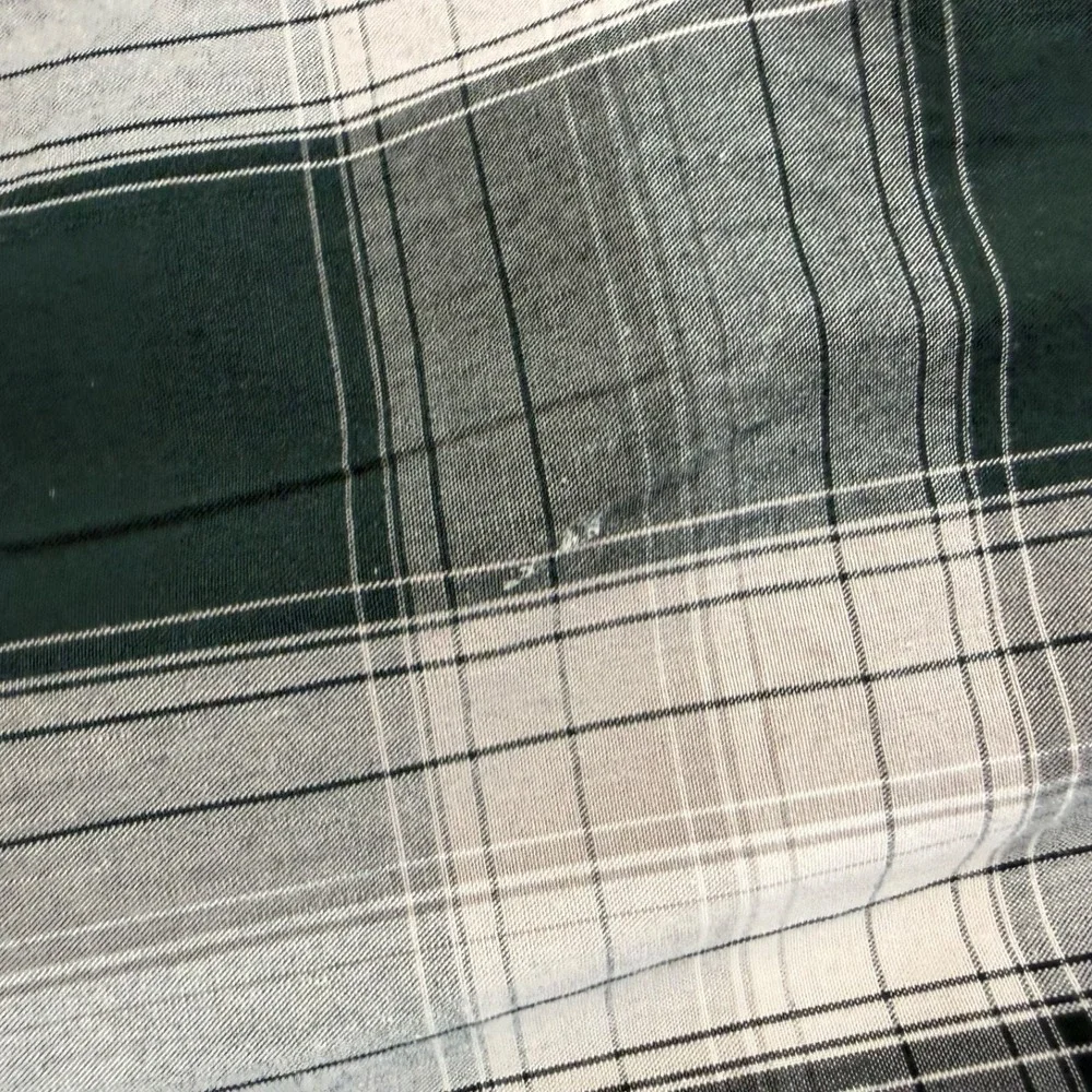 Carhartt Mens XL Plaid Flannel Shirt Long Sleeve Green White Button Up Relax Fit - Picture 3 of 10